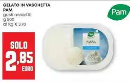 Pam Gelato in vaschetta PAM gusti assortiti offerta