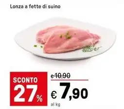 Iper La Grande Lonza a fette di suino offerta