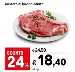 Iper La Grande Costata di bovino adulto offerta