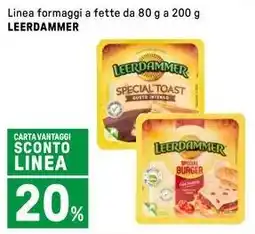 Iper La Grande Linea formaggi a fette LEERDAMMER offerta