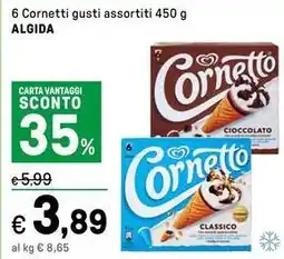 Iper La Grande 6 Cornetti gusti assortiti ALGIDA offerta