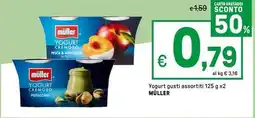 Iper La Grande Yogurt gusti assortiti MÜLLER offerta