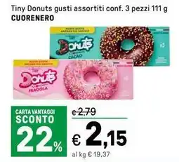 Tiny Donuts gusti assortiti CUORENERO