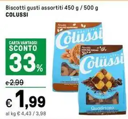 Iper La Grande Biscotti gusti assortiti COLUSSI offerta