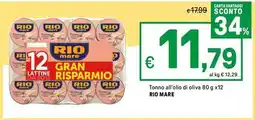 Iper La Grande Tonno all'olio di oliva RIO MARE offerta