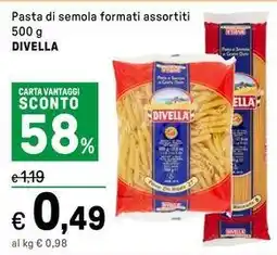 Pasta di semola formati assortiti DIVELLA
