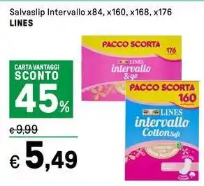 Iper La Grande Salvaslip Intervallo LINES offerta