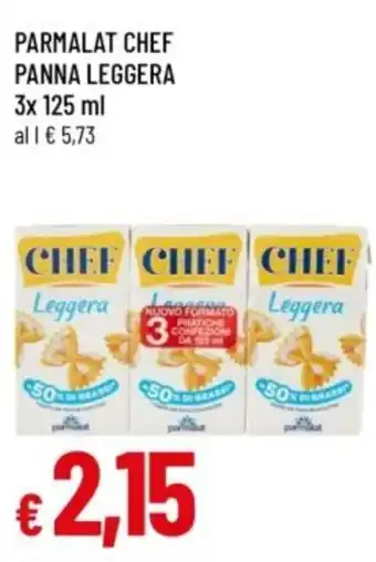 Famila Parmalat chef panna leggera offerta