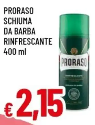 Famila Proraso schiuma da barba rinfrescante offerta