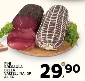 Extra Supermercati Pini bresaola della valtellina igp offerta