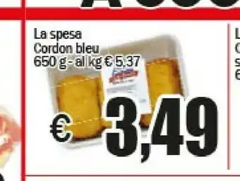 EMMEpiù La spesa cordon bleu 650 g offerta