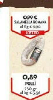 EMMEpiù Salame offerta