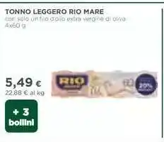 Coop TONNO LEGGERO RIO MARE offerta