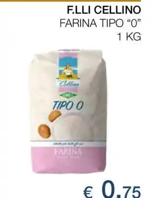 Coop F.LLI CELLINO FARINA TIPO “0” offerta