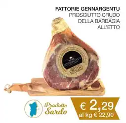 Coop Fattorie Gennargentu Prosciutto Crudo della Barbagia offerta