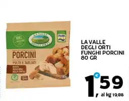 Extra Supermercati La valle degli orti funghi porcini offerta
