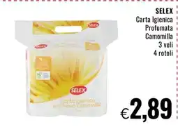 Famila SELEX Carta Igienica Profumata Camomilla offerta