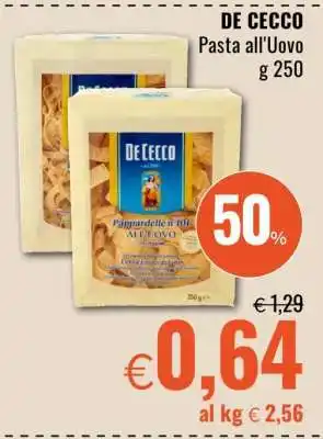 Famila DE CECCO Pasta all'Uovo offerta