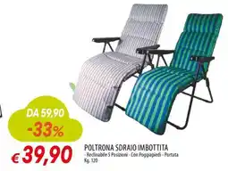 Famila POLTRONA SDRAIO IMBOTTITA offerta