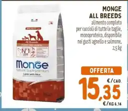 Conad MONGE ALL BREEDS offerta