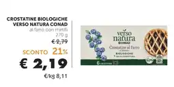 Conad CROSTATINE BIOLOGICHE VERSO NATURA CONAD offerta