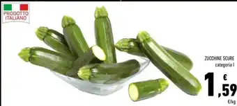 Conad ZUCCHINE SCURE offerta