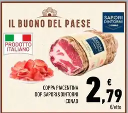 Conad COPPA PIACENTINA DOP SAPORI&DINTORNI CONAD offerta