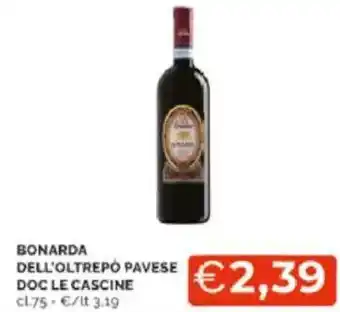 Mercatò Bonarda dell'oltrepò pavese doc le cascine offerta
