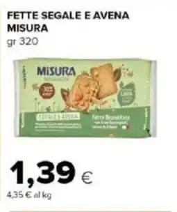 Tigre Fette segale e avena MISURA offerta