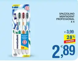 Qui Discount Spazzolino mentadent professional offerta
