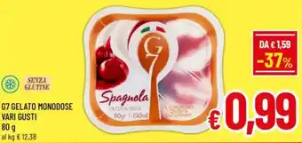 A&O G7 gelato monodose offerta