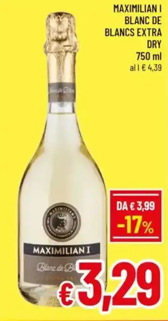 A&O Maximilian i blanc de blancs extra dry offerta