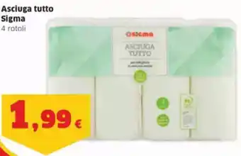 Sigma Asciuga tutto SIGMA offerta