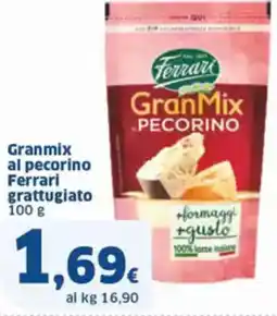 Sigma Granmix al pecorino ferrari grattugiato offerta