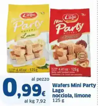 Sigma Wafers mini party LAGO nocciola, limone offerta