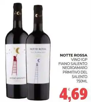 Eté Notte rossa vino igp fiano salento negroamaro primitivo del salento offerta
