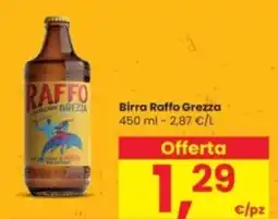Interspar Birra Raffo Grezza offerta