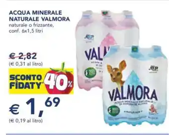Esselunga Acqua minerale naturale VALMORA offerta