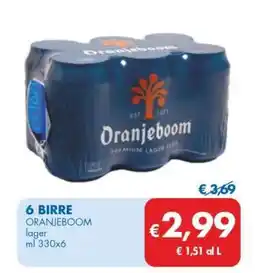 MD Discount 6 BIRRE ORANJEBOOM offerta