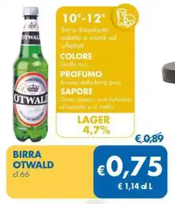 MD Discount BIRRA OTWALD offerta
