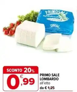 Iperal Primo sale LOMBARDO offerta