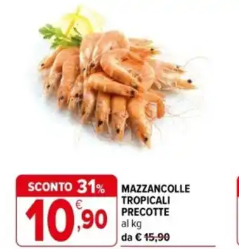 Iperal Mazzancolle tropicali precotte offerta