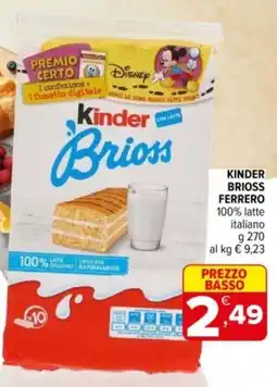Iperal Kinder brioss offerta
