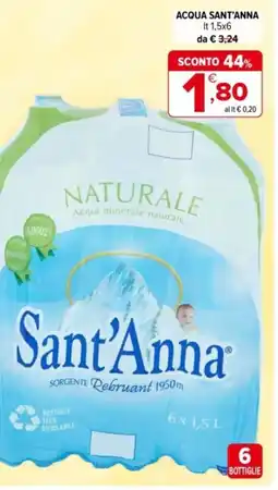 Iperal Acqua sant'anna offerta
