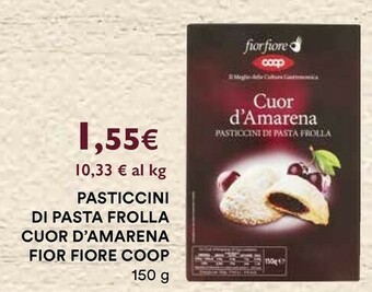 Coop Coop - archetti con cioccolato pasticcini di pasta frolla fior fiore 150 g(ml) offerta