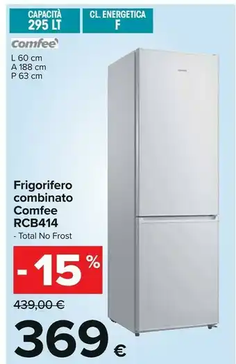 Carrefour Rcb414 frigorifero combinato offerta