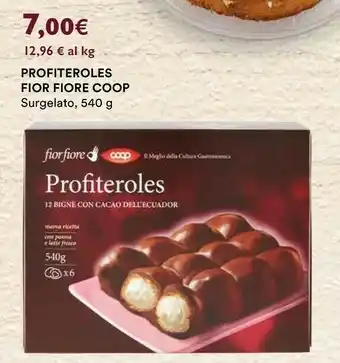 Coop Coop - profiteroles fior fiore 540 g(ml) offerta