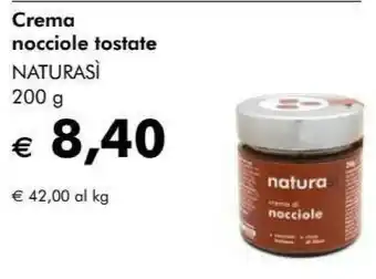 NaturaSì Naturasi - crema di nocciole 200 g(ml) offerta