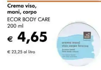 Ecor body care crema viso