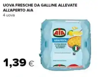 Tigre Uova fresche da galline allevate all'aperto AIA offerta